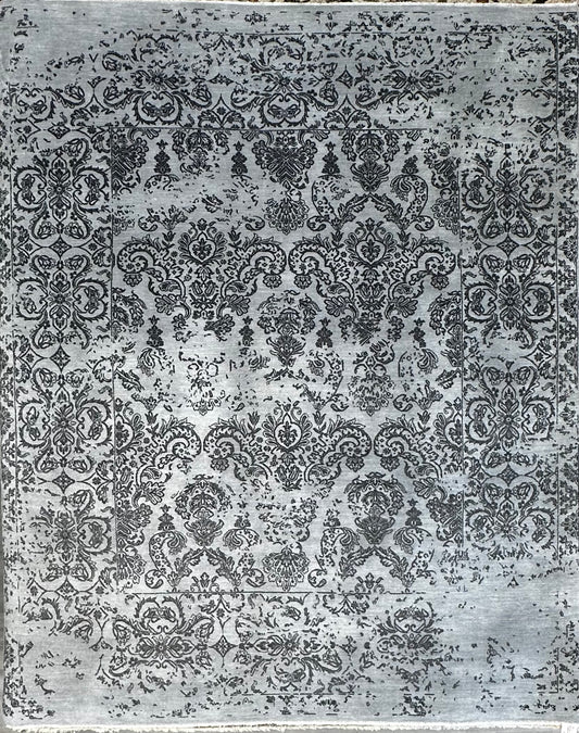 8x10 Handknotted Kashmir rug
