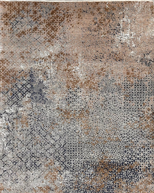 8x10 Handknotted Kashmir rug