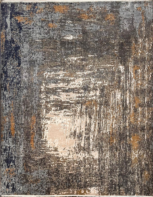 8x10 Handknotted Kashmir rug