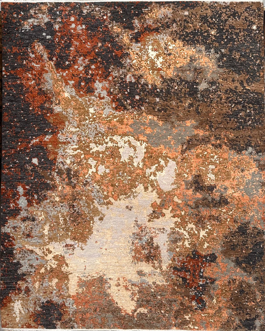 8x10 Handknotted Kashmir rug