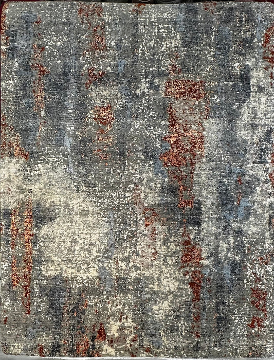 8x10 Handknotted Kashmir rug