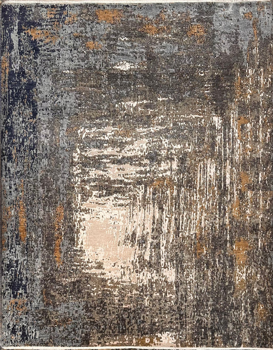 8x10 Handknotted Kashmir rug