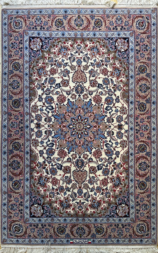 Floral Isafahan Persian Rug #8
