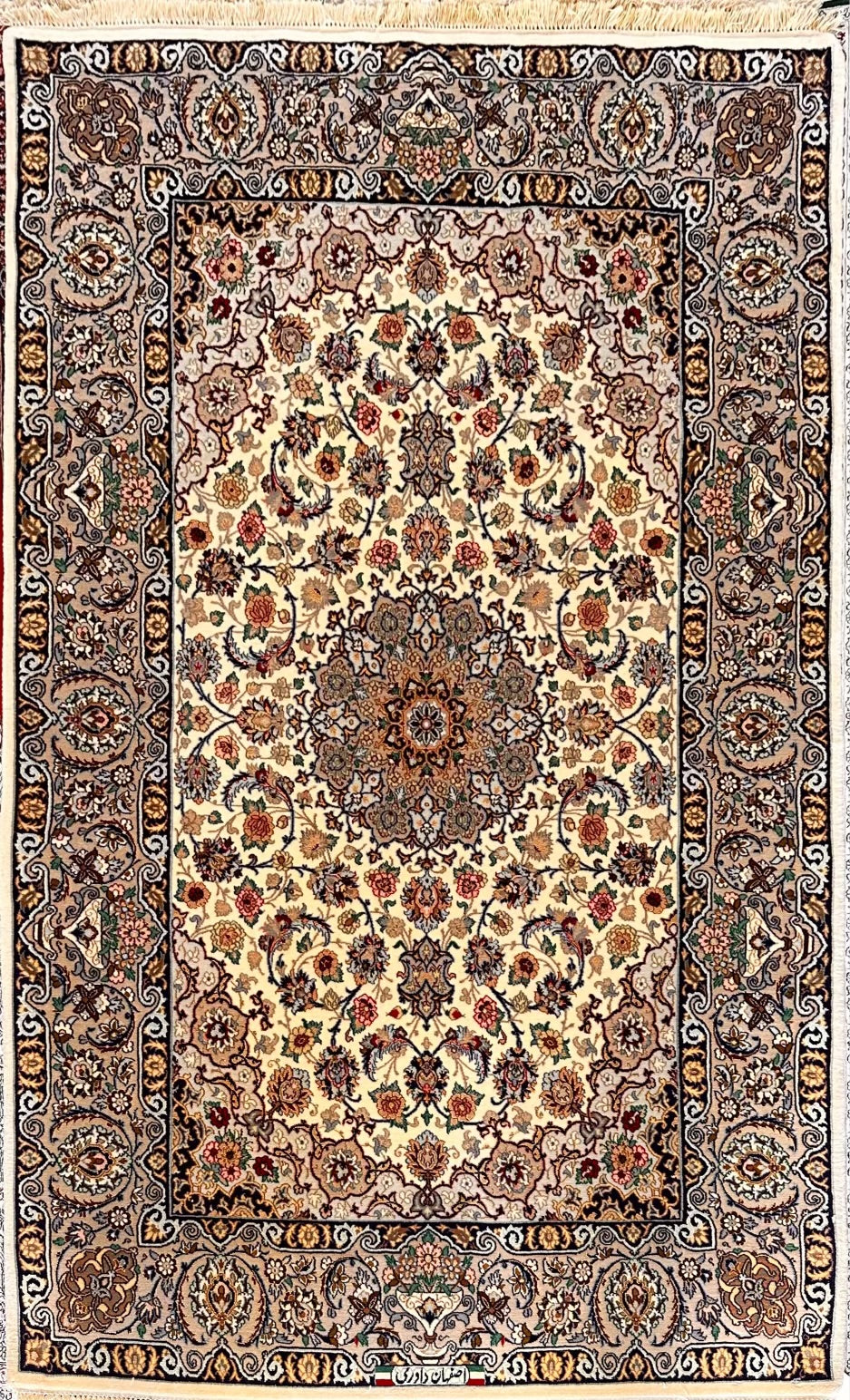 Floral Isafahan Persian Rug #4