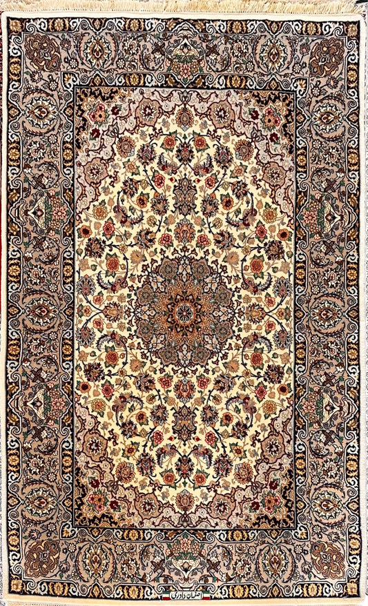 Floral Isafahan Persian Rug #4